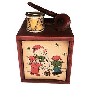 Vintage Music Box: “Here Comes Santa" 1979 Enesco Works